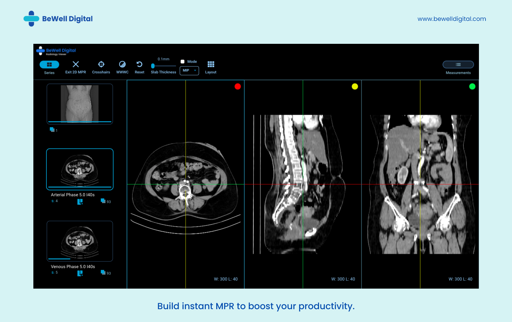 screenshot of BeWell Digital